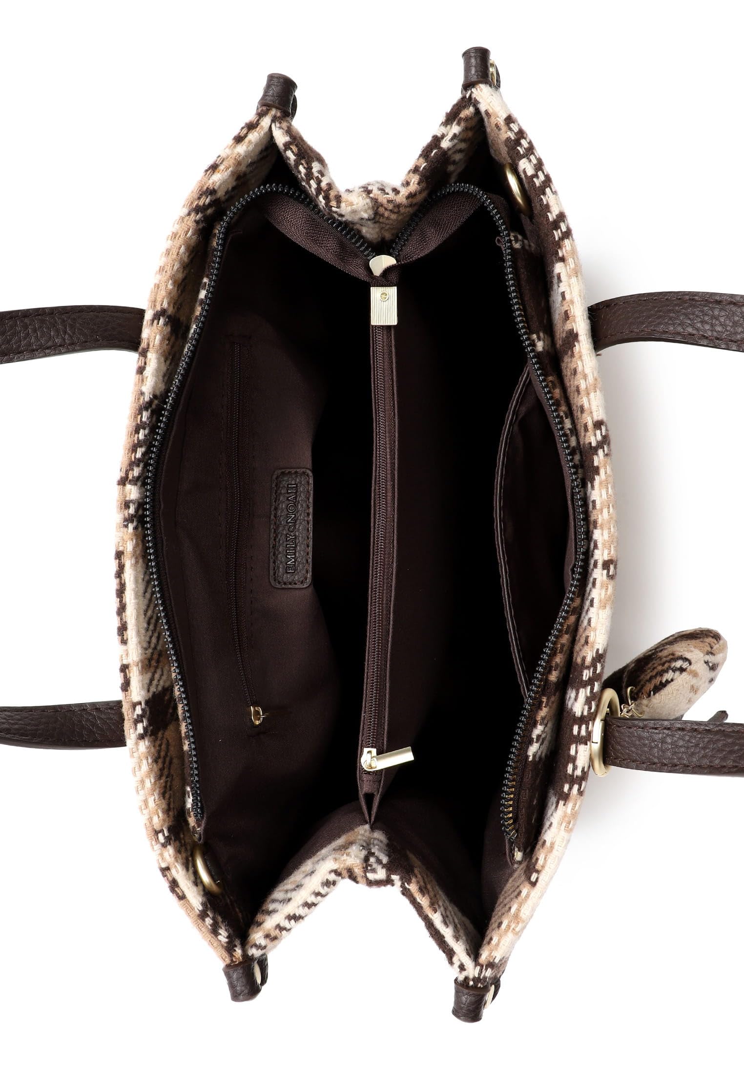 emily-noah-levinia-65904-shopper-karo-brown-mittelwand image 4