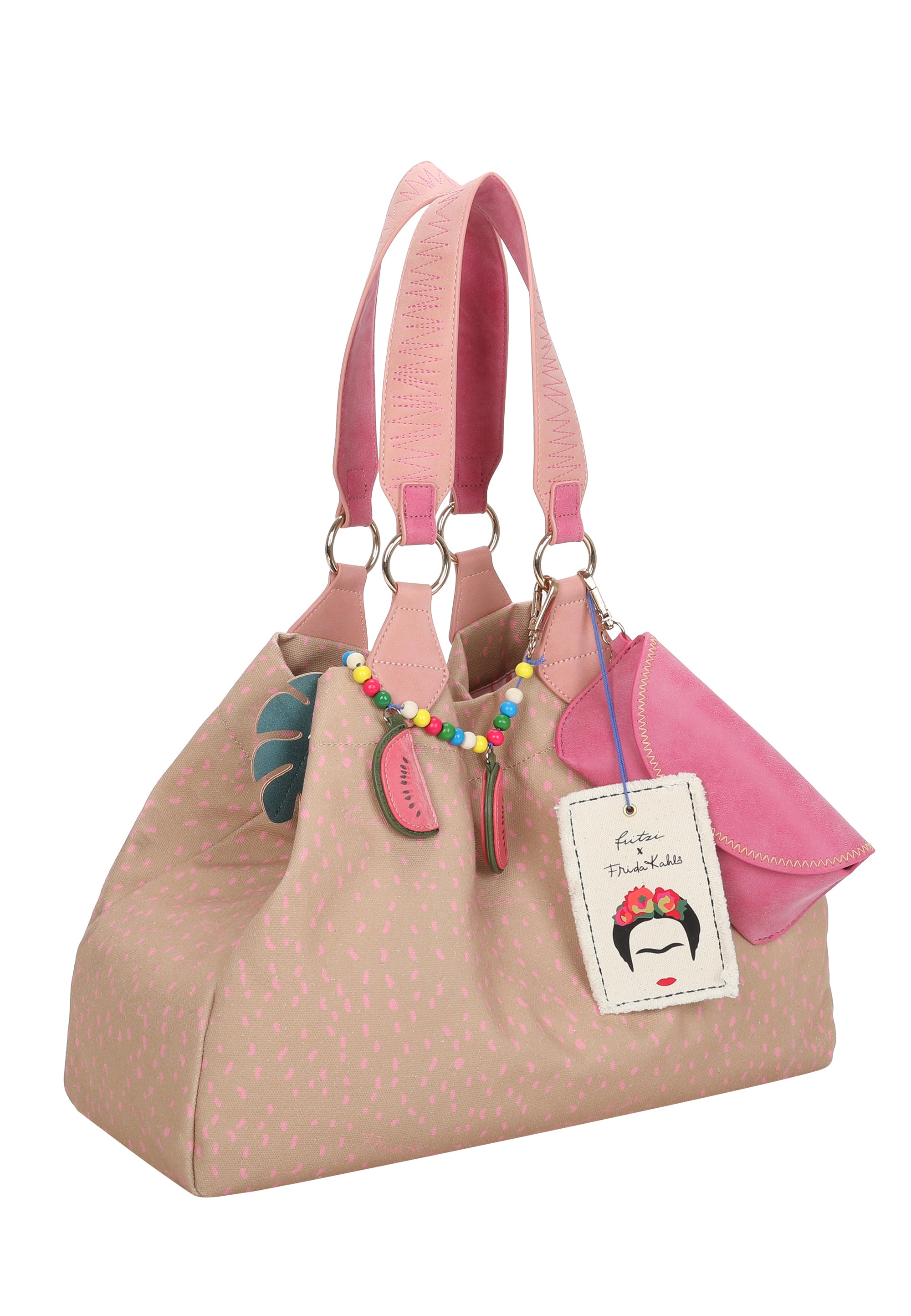 fritzi-x-frida-kahlo-izzy-medium-limited-melon-shopper image 7