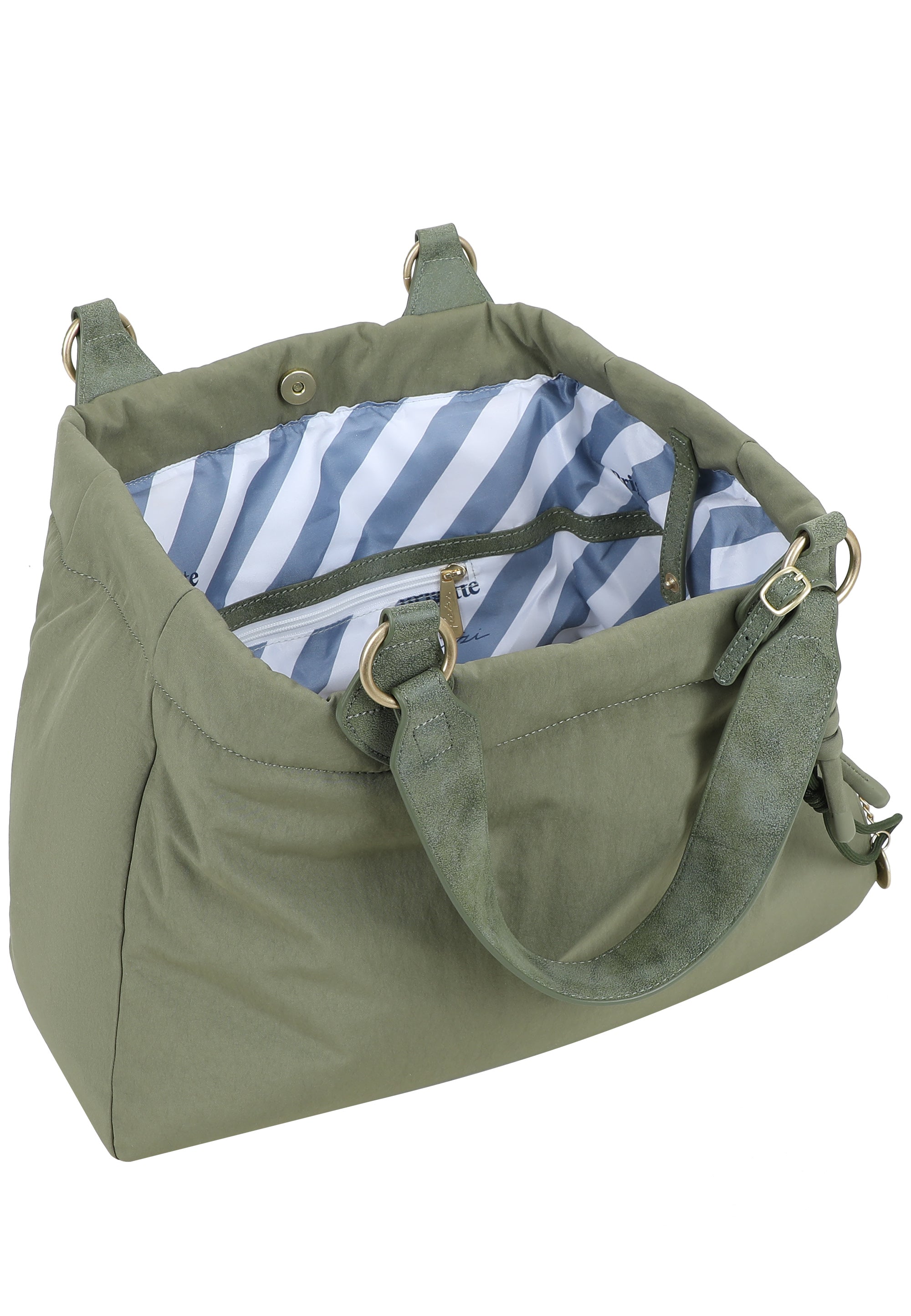 fritzi-x-brigitte-izzy-medium-limited-chain-shopper-nylon-green image 7