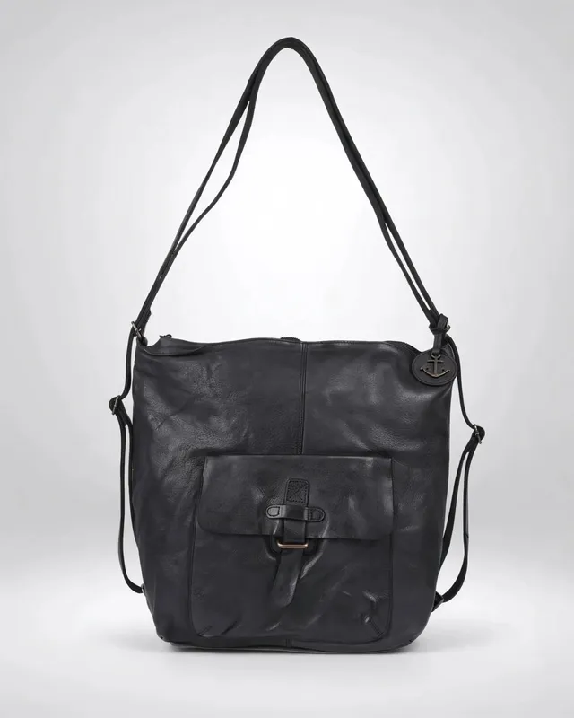 harbour-2nd-riley-beuteltasche-ash-leder-2-in-1-rucksack image 1
