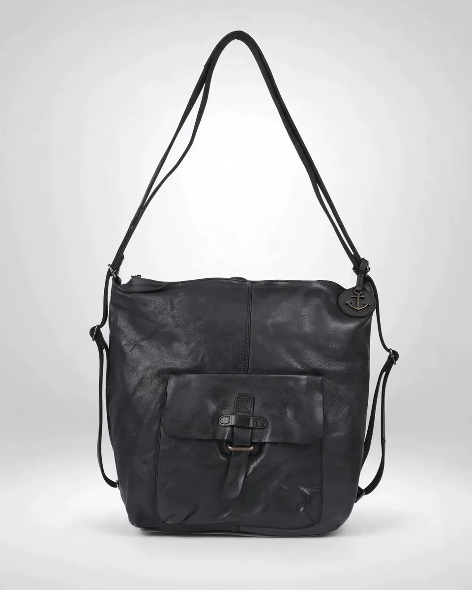 harbour-2nd-riley-beuteltasche-ash-leder-2-in-1-rucksack image 1