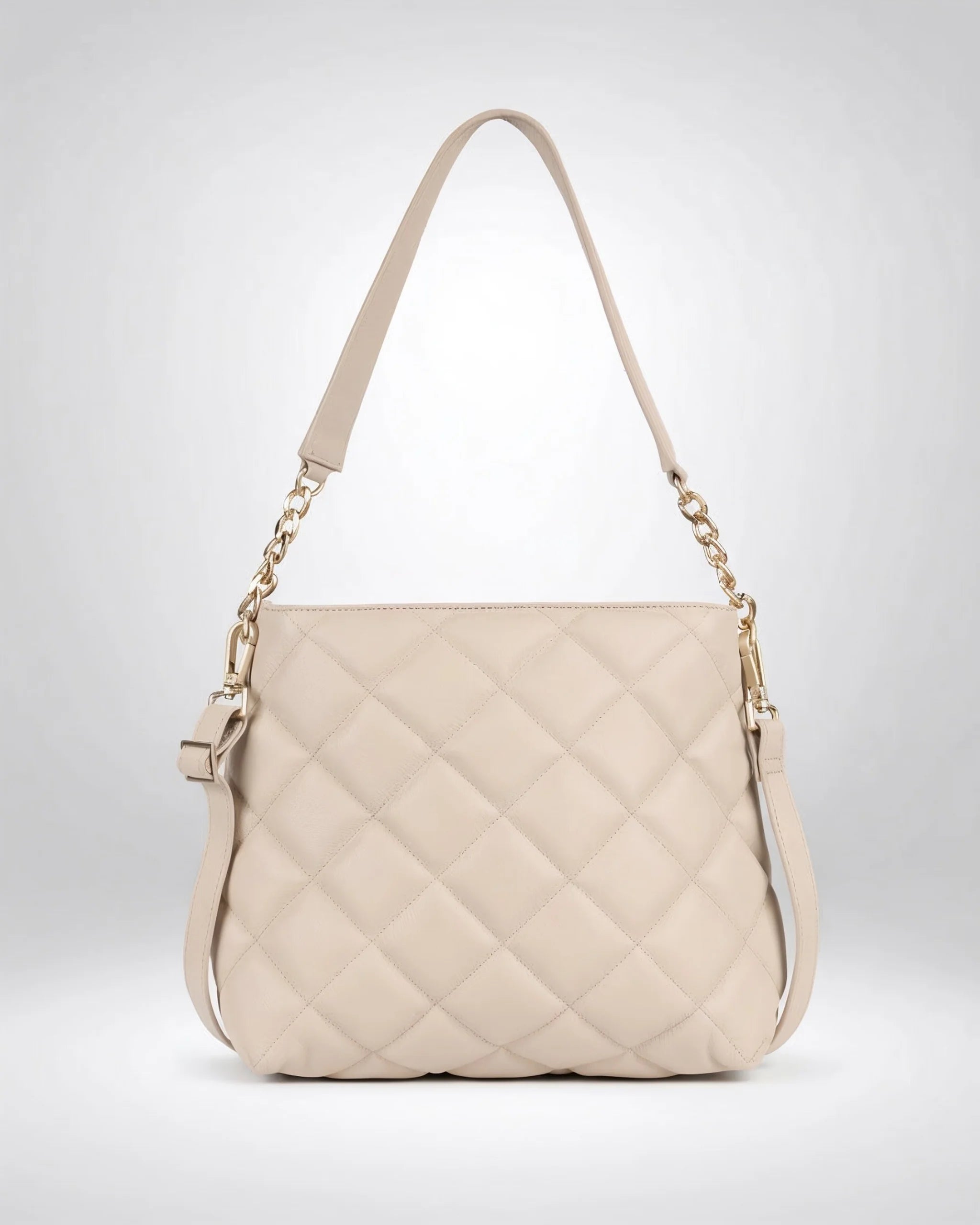 harbour-2nd-anchorlove-hypatia-schultertasche-cream-leder-quilted image 1