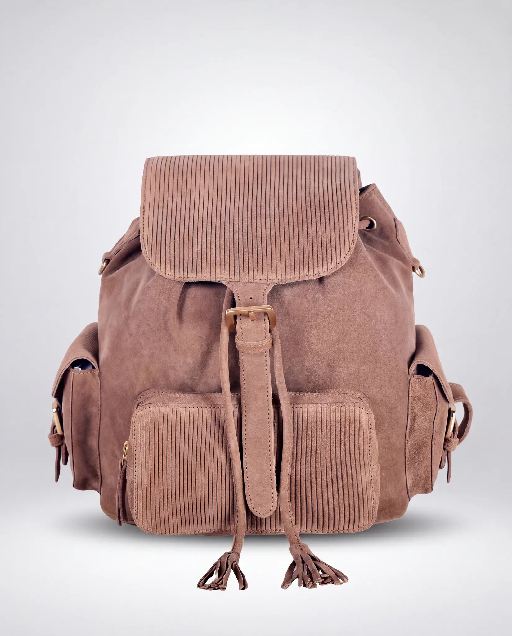 harbour-2nd-anchorlove-zaltana-rucksack-braun-veloursleder image 3