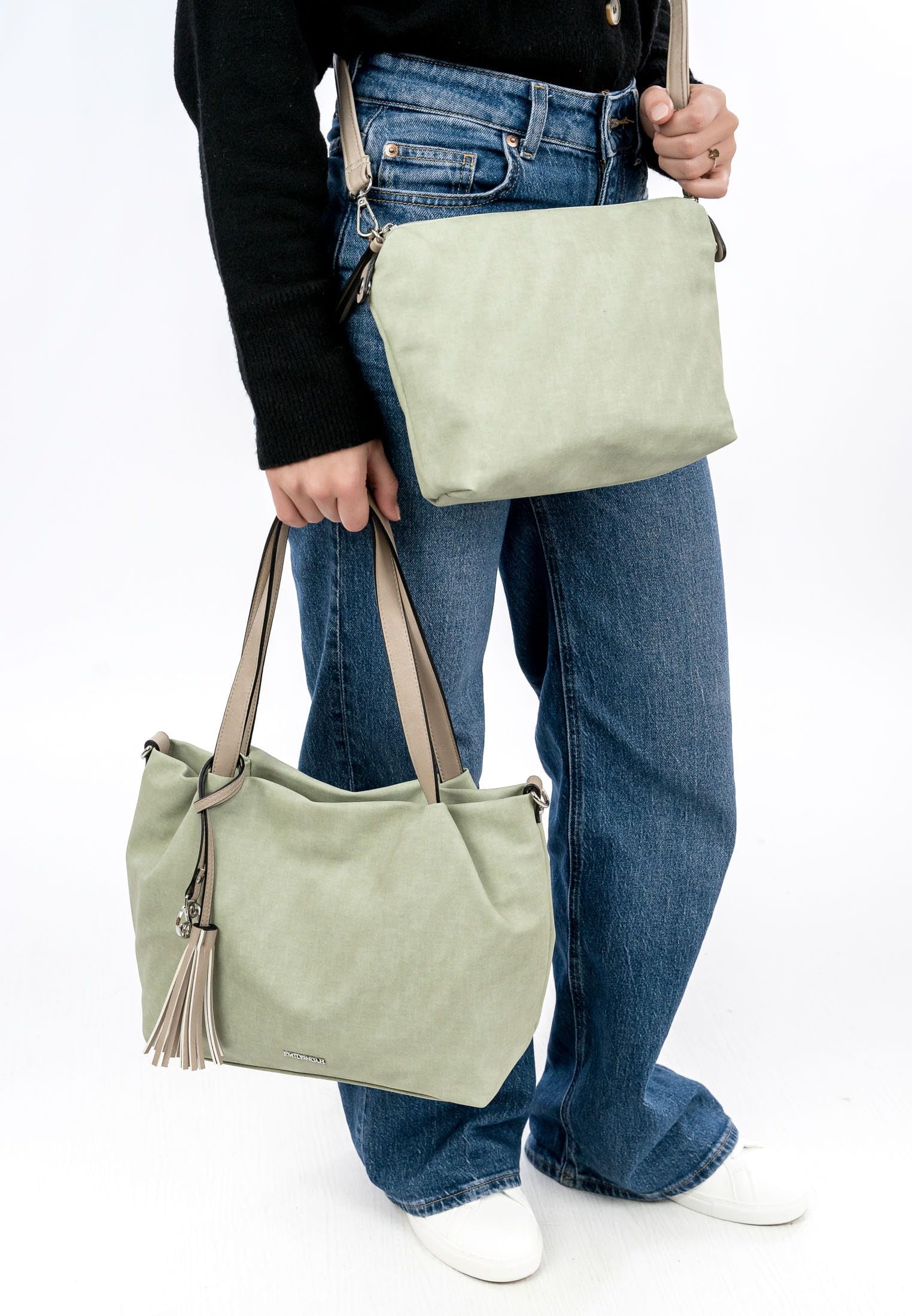 emily-noah-elke-62791-shopper-damen-pistachio-uni image 4