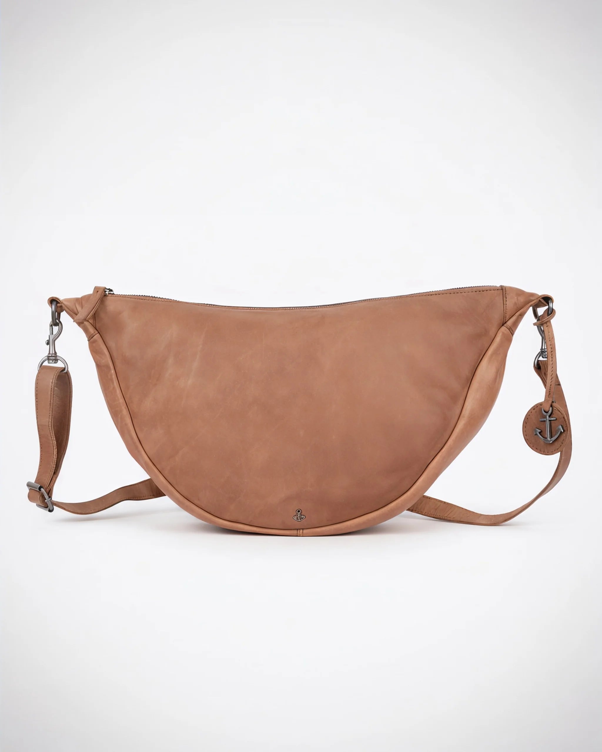 harbour-2nd-anchorlove-alva-moonbag-umh-ngetasche-cognac-rindleder image 7