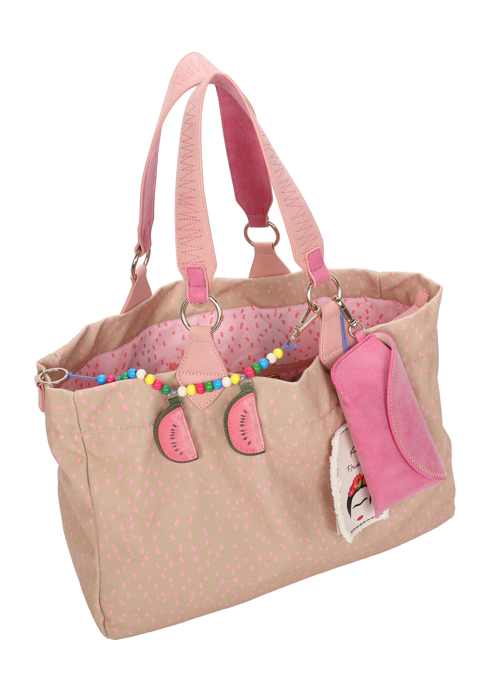 fritzi-x-frida-kahlo-izzy-medium-limited-melon-shopper image 8