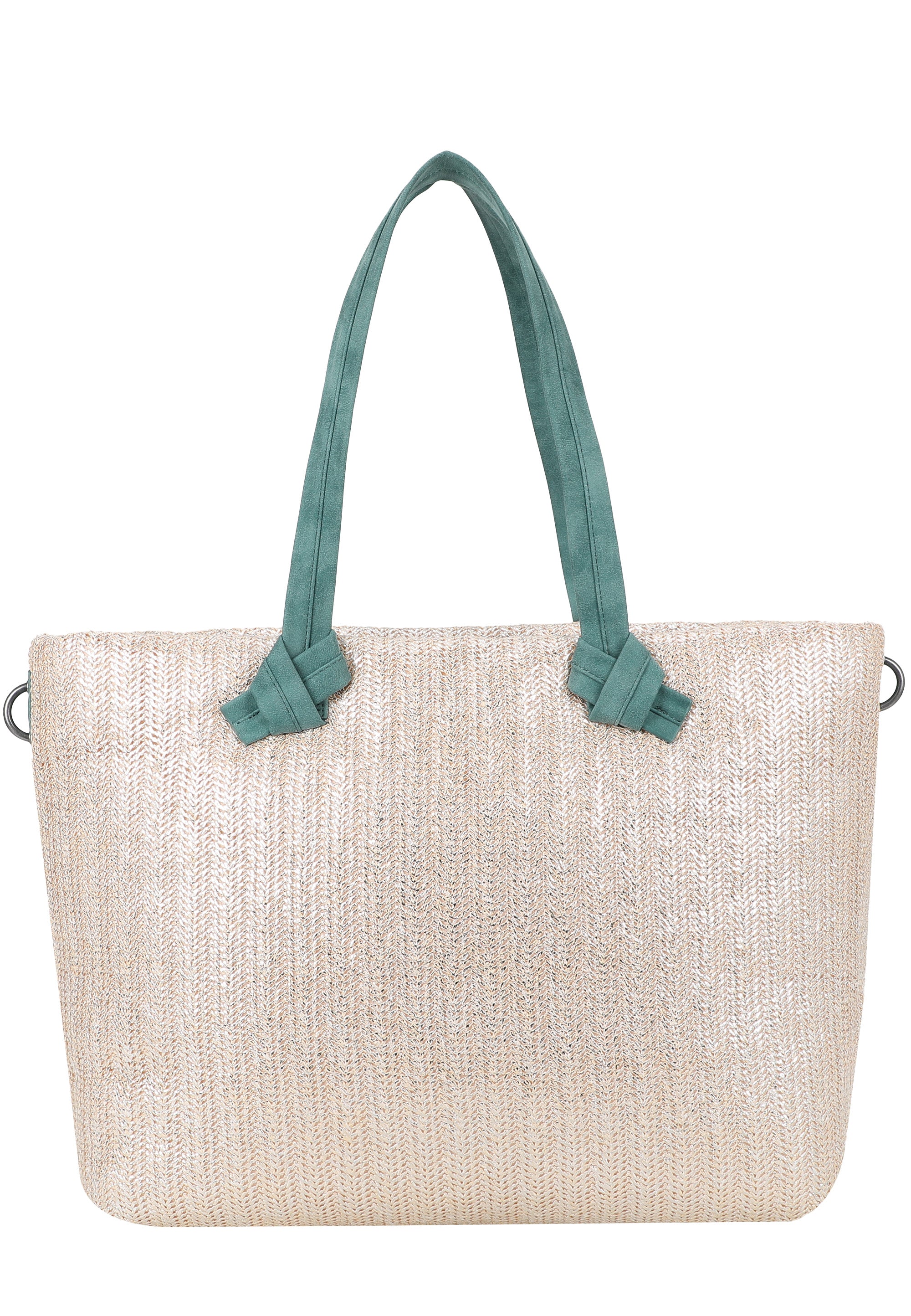 fritzi-aus-preu-en-cloud-shopper-big-painted-straw-silver-jade image 4