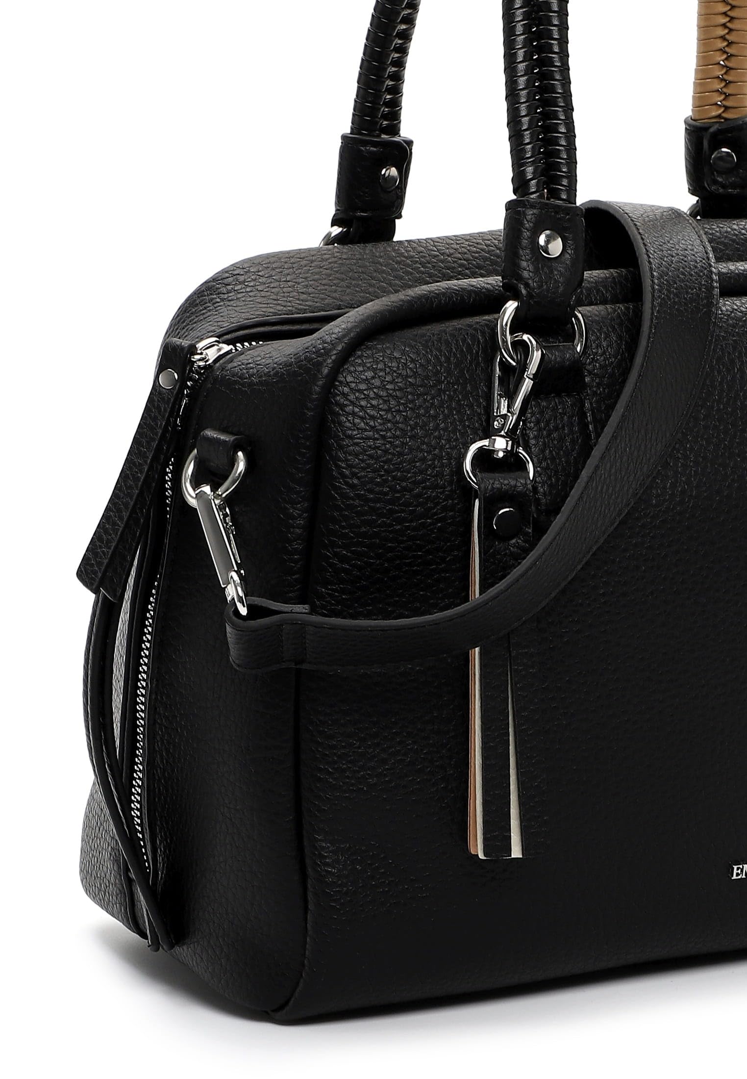 emily-noah-jeanine-65665-shopper-schwarz-leder-optik image 6