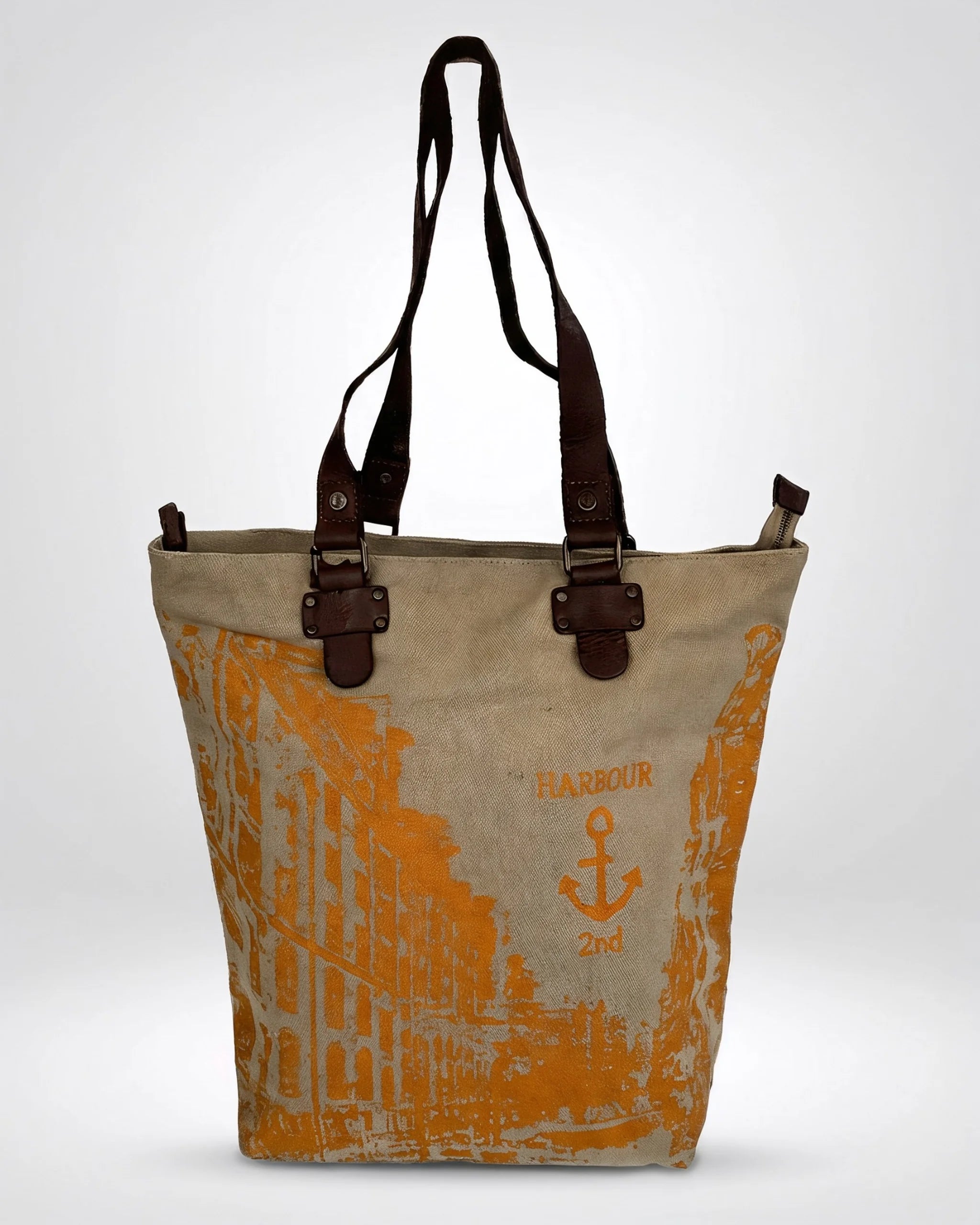 harbour-2nd-anchorlove-annen-shopper-denim-canvas-leder image 3