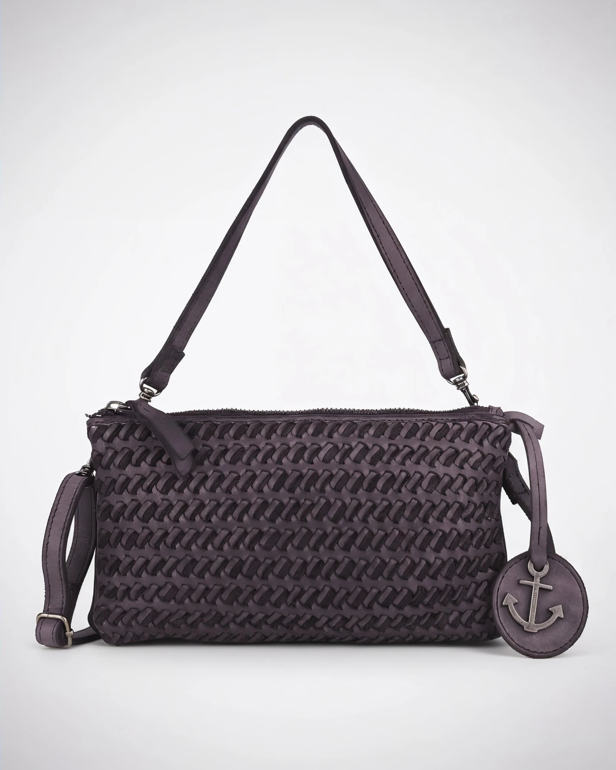 harbour-2nd-michel-handtasche-forest-leder-geflochten image 4