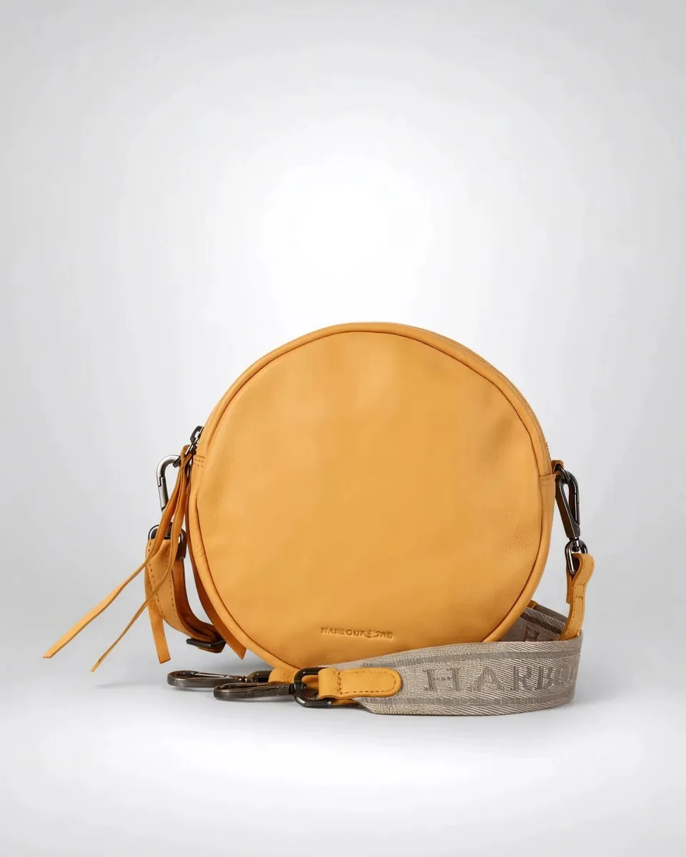 harbour-2nd-adeline-umh-ngetasche-mustard-leder-2-f-cher image 1