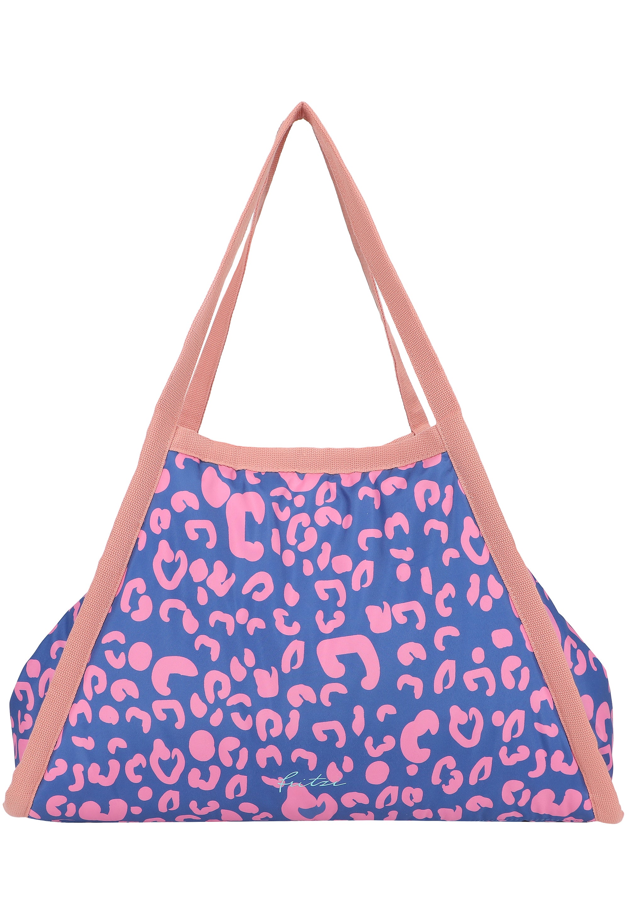 fritzi-aus-preu-en-ini-shopper-leo-shopper-pink-blue-nylon image 2