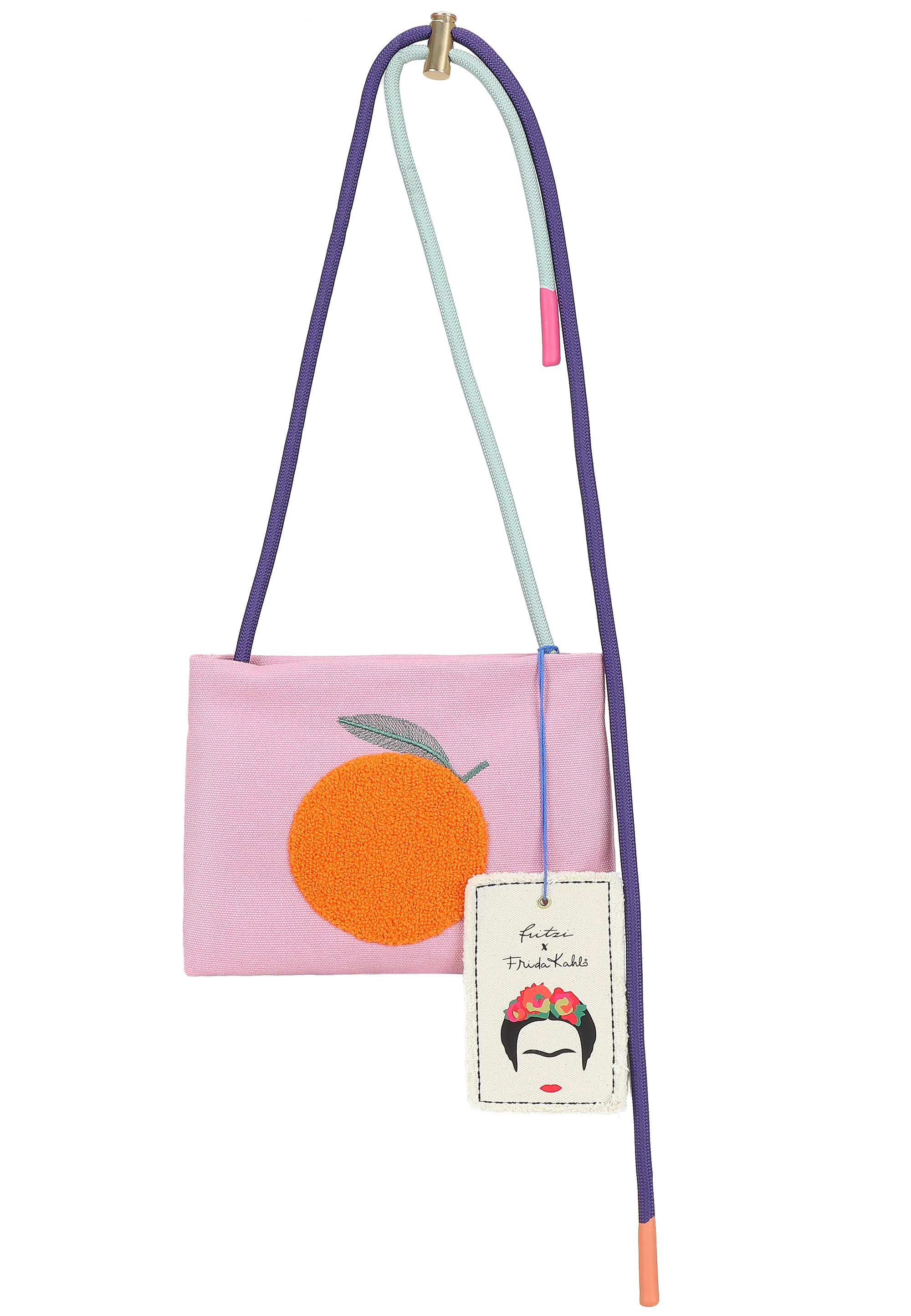 fritzi-me-limited-oranges-mini-tasche-canvas-frida-kahlo image 2