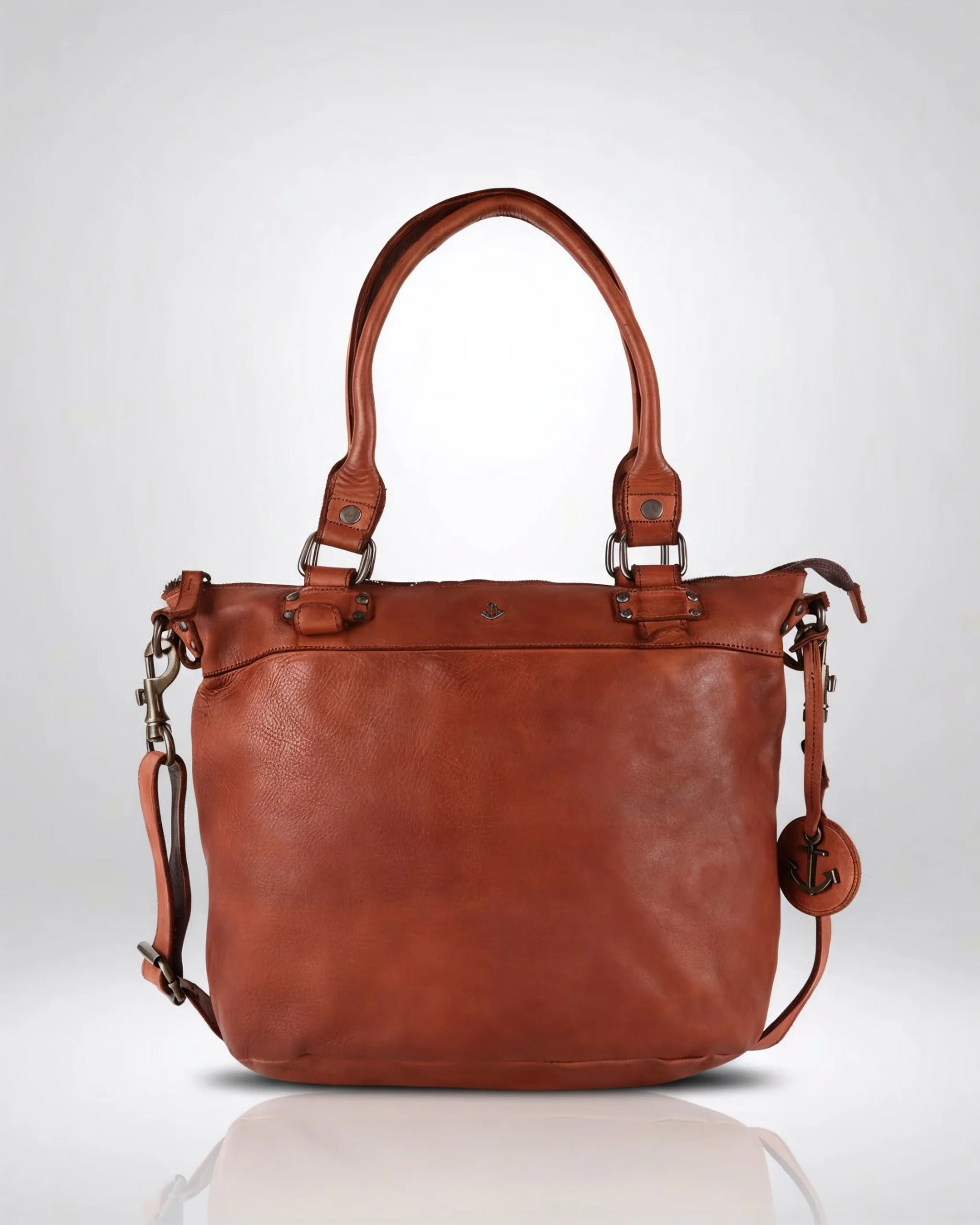 harbour-2nd-anchorlove-bianca-shopper-cognac-rindleder image 1